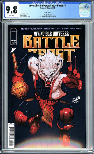 Invincible Universe: Battle Beast #3 - Cover B - David Nakayama Variant - CGC 9.8!