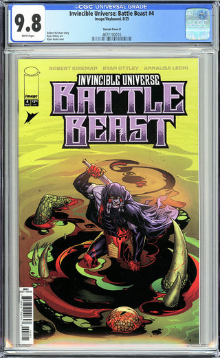 Invincible Universe: Battle Beast #4 - Cover B - Ryan Sook Variant - CGC 9.8!