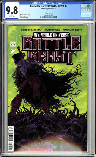 Invincible Universe: Battle Beast #5 - Cover B - Tony Moore - CGC 9.8!