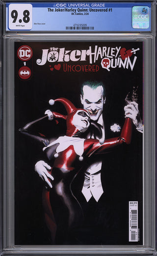 Joker / Harley Quinn: Uncovered #1 - Cover A - Alex Ross - CGC 9.8!