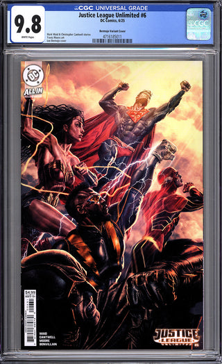 Justice League Unlimited #6 - Cover B - Lee Bermejo Variant - CGC 9.8!