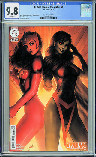 Justice League Unlimited (Vol. 2) #6 - Cover C - Nathan Szerdy Variant - CGC 9.8