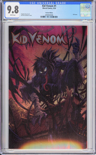 Kid Venom #1 - Cover B - Gerardo Sandoval Foil Variant - CGC 9.8!