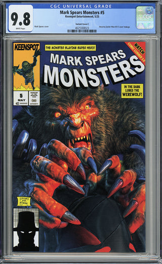 Mark Spears Monsters #5 - Cover C - ASM #313 Homage Variant - CGC 9.8!