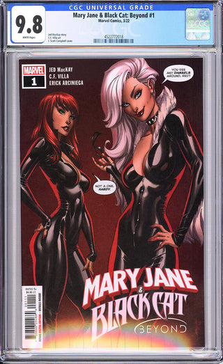 Mary Jane & Black Cat: Beyond #1 J. Scott Campbell Cover A - CGC 9.8!