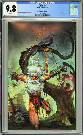 Odin #1 - 616 Comics Matt Dalton Green Virgin Variant - CGC 9.8!