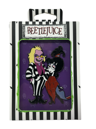 Animated Beetlejuice 3” Comic Spot / Unknown Comics Exclusive Collector Box Pin!