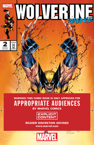 Wolverine Revenge #2 Red Band Unknown Comics Exclusive Tyler Kirkham Variant - Polybagged - Explicit Content - 2 Pack!