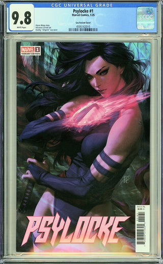 Psylocke #1 - Cover F - Stanley "Artgerm" Lau Variant - CGC 9.8!