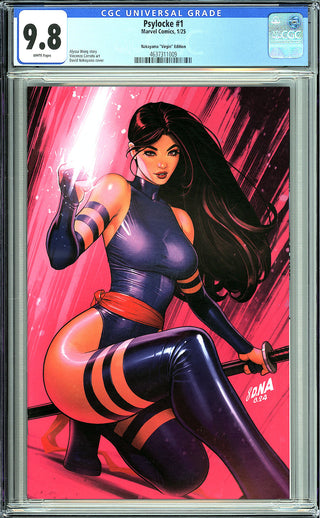 Psylocke #1 Comics Illuminati David Nakayama Virgin Exclusive - CGC 9.8!