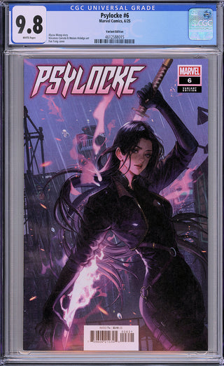 Psylocke #6 - Cover C - Fan Yang Variant - CGC 9.8!