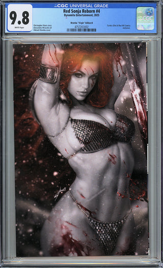 Sonja Reborn #4 616 Comics / Comics Elite Shikarri Color Splash Virgin Variant - CGC 9.8!