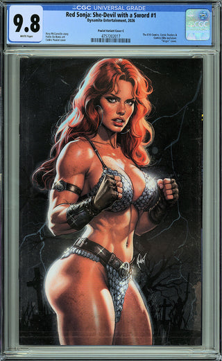 Red Sonja: She-Devil With A Sword #1 - 616 Comics Cedric Poulat Virgin Variant C - CGC 9.8!