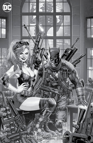 Batman Who Laughs The Grim Knight #1 Unknown Comic Books Jay Anacleto Exclusive Black And White Variant