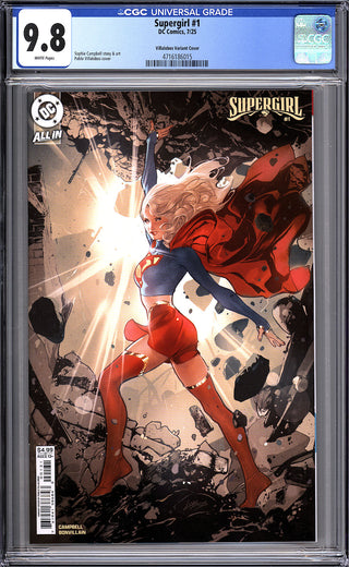 Supergirl #1 - Cover C - Pablo "Lobos" Villalobos Variant - CGC 9.8!