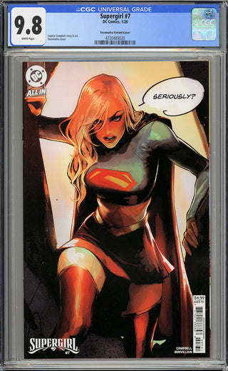 Supergirl #7 - Cover B - Sozomaika Variant - CGC 9.8!