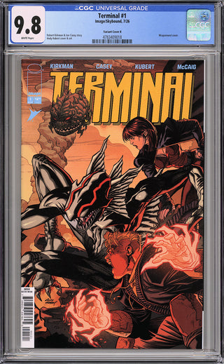 Terminal #1 - Cover B - Andy Kubert Variant - CGC 9.8!