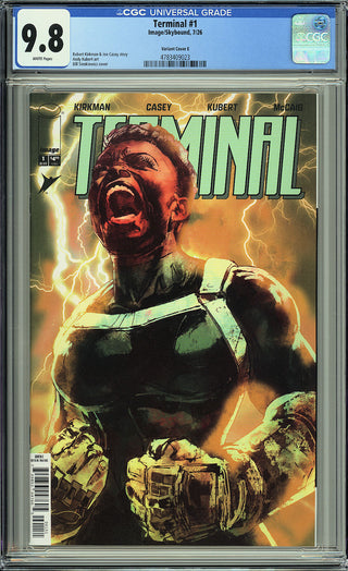 Terminal #1 - Cover E - Bill Sienkiewicz - 1:25 Incentive Variant - CGC 9.8!