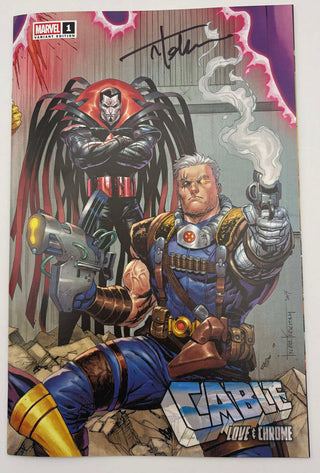 Cable: Love & Chrome #1 Unknown Comics Tyler Kirkham Exclusive Connecting Cover Variant - Signed By Tyler Kirkham!