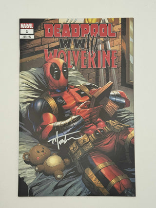 DEADPOOL & WOLVERINE WWIII #1 Unknown Comics Tyler Kirkham Exclusive Variant - Signed By Tyler Kirkham!
