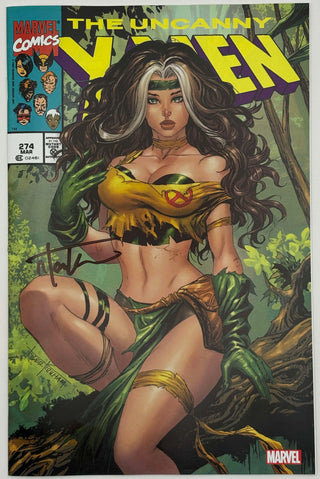 UNCANNY X-MEN #274 FACSIMILE EDITION UNKNOWN COMICS TYLER KIRKHAM EXCLUSIVE VARIANT - SIGNED BY TYLER KIRKHAM!