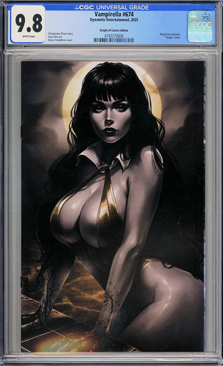 Vampirella #674 - Knight of Comics MegaCon Katya Sinyukhina Virgin Variant - CGC 9.8!