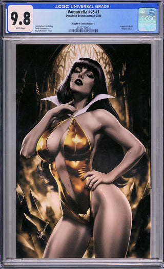 Vampirella #1 (Vol. 8) - Knight of Comics Manuel Ramirez Virgin Variant B - CGC 9.8!