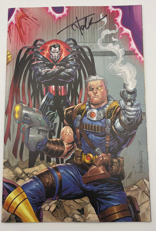 Cable: Love & Chrome #1 Unknown Comics Tyler Kirkham Connecting Cover Exclusive Virgin Variant - Signed by Tyler Kirkham!