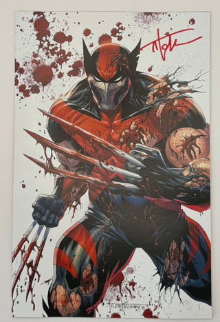 Ultimate Wolverine #1  Unknown Comics Tyler Kirkham Exclusive Premium Virgin Variant - Signed By Tyler Kirkham!