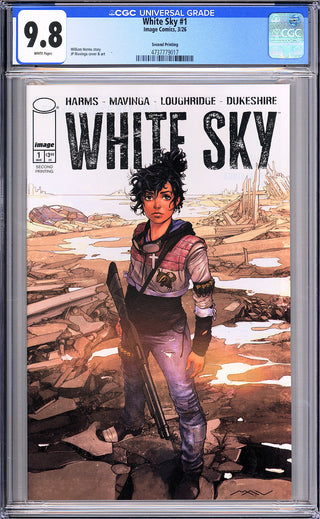 White Sky #1 - 2nd Printing Jean Paul Mavinga Variant - CGC 9.8!