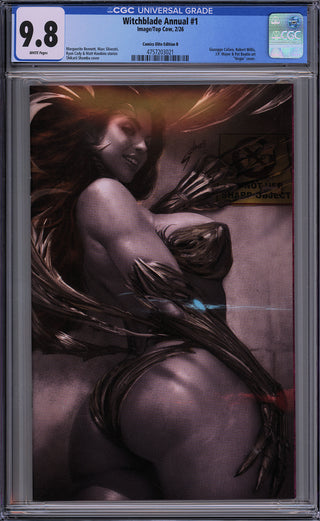 Witchblade Annual 2026 #1 - 616 Comics / Comics Elite Shikarri Color Splash Virgin Variant - CGC 9.8!