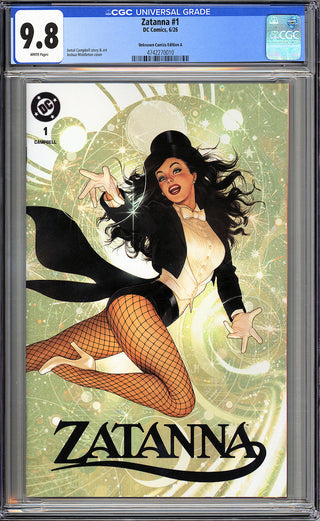 Zatanna #1 Unknown Comics Josh Middleton Exclusive - CGC 9.8!