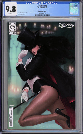 Zatanna #3 - Cover C - Jeehyung Lee Variant - CGC 9.8